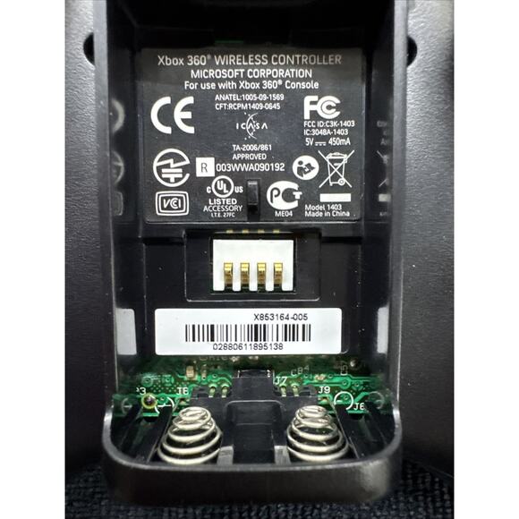 Official Microsoft Xbox 360 Black Wireless Controller - Picture 10 of 10